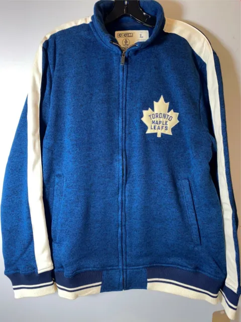 [M96799] Mens Adidas CCM F/Z Full Zip Jacket - Toronto Maple Leafs