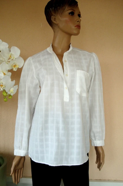 Chemisier 3 Suisses Manches Longues – Polyester Blanc Cassé – Taille 40 – Occasion Très Bon état