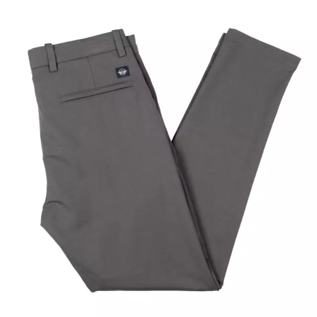DOCKERS MENS GRAY Tapered Suit Separate Dress Pants Trousers 33/32 BHFO ...