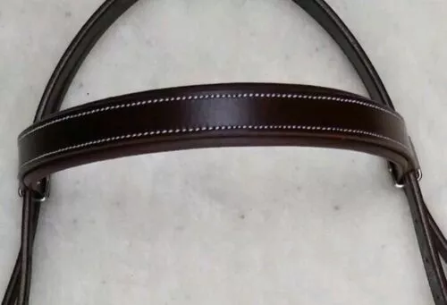 Leather Side-pull Bit-less Horse Bridle - Available in All Sizes and Colors" 3