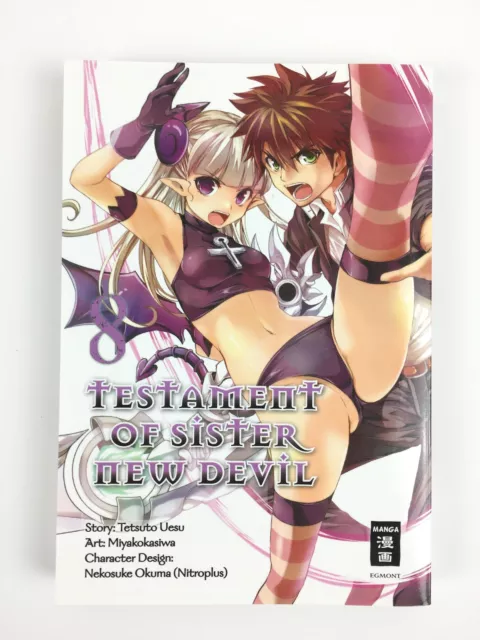 TESTAMENT OF SISTER NEW DEVIL | Band 8 | Miyakokasiwa | Egmont | Manga | 1.Aufl.