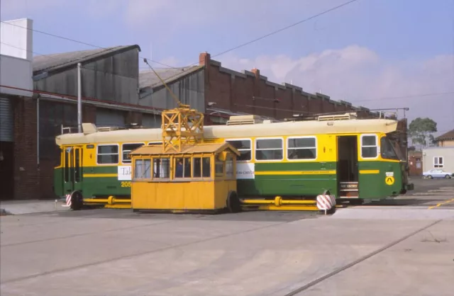 altes DIA Straßenbahn Melbourne Australien 1989 Tram agü-Q9-84