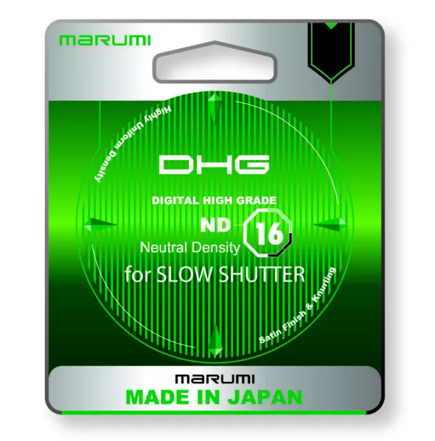 Marumi DHG ND16 Neutral Density 16 For Slow Shutter Filters 37mm - 82mm