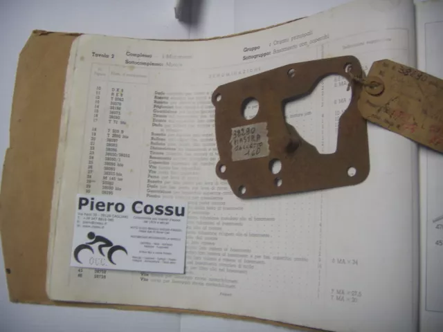 Moto guzzi GALLETTO 160 PIASTRA porta camma preselettore marce 38290