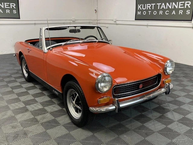 1972 MG Midget 1972 MG MIDGET. FACTORY HARDTOP. 4-SPEED, ROSTYLE WHEELS