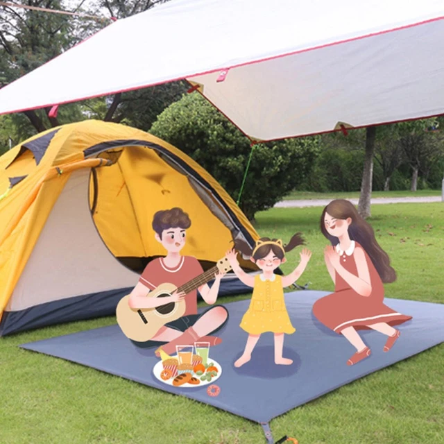 Revêtement de sol polyvalent pour camping et parasol pratique et polyvalent