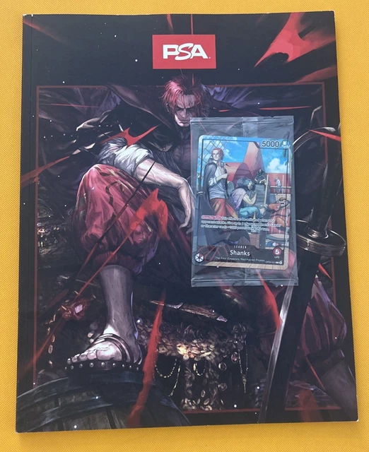 PSA MAGAZINE JULY 2025 Shanks One Piece With Sealed Promo Card