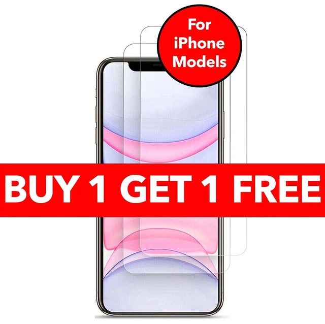 Protecteur d'écran en verre trempé pour nouvel iPhone 11 Pro X XR XS Max 12 13