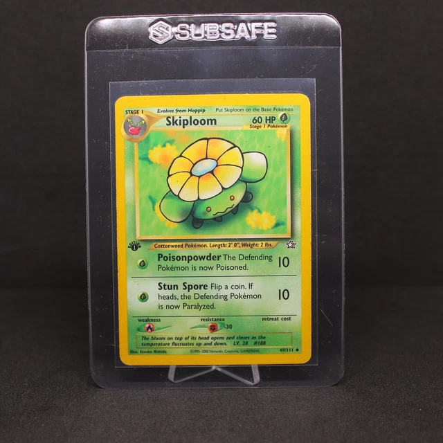 🌟 1st Edition Skiploom| Neo Genesis 49/111 | Moderately Played VG | WOTC 🌟