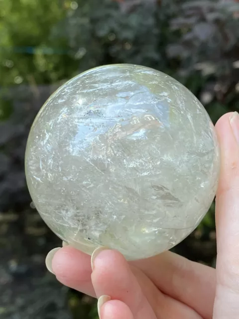 Brazilian Smoky Quartz Crystal Ball AAA+ 377g 65mm 4 Rainbows