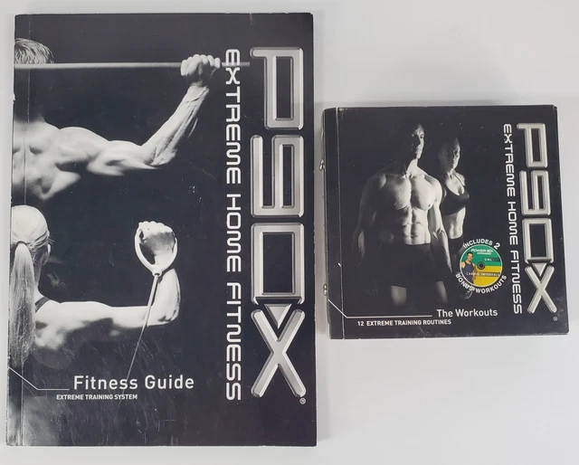 P90X EXTREME HOME Fitness The Workouts 12 DVD and Fitness Guide Book £ ...