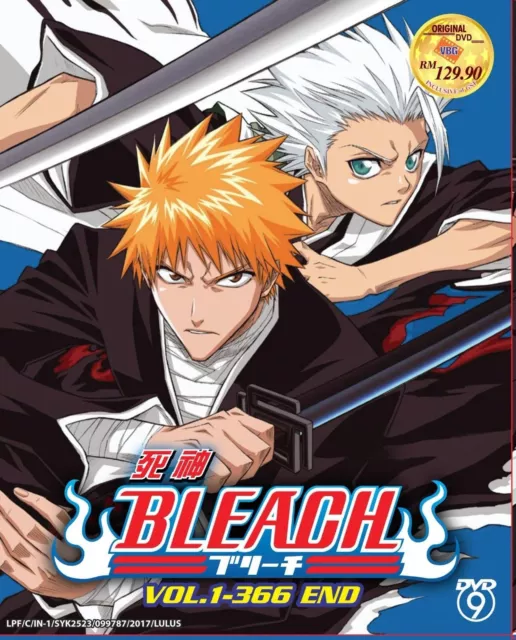 Bleach Anime 366 Episodes Dual Audio Eng/Jpn & English Subtitles