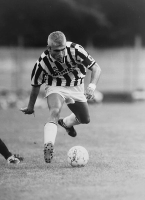 Juventus stagione 95/96 Foto Vintage Alessandro Del Piero stampa 18x24 cm 