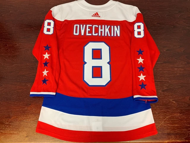 Maillot De Hockey Signé Alexander Ovechkin – Washington Capitals, Authentique, Neuf