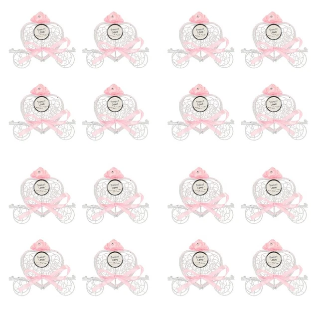 16 PCs elegante Süßigkeiten behandelt Box Kreativer Süßigkeitenträger exquisite
