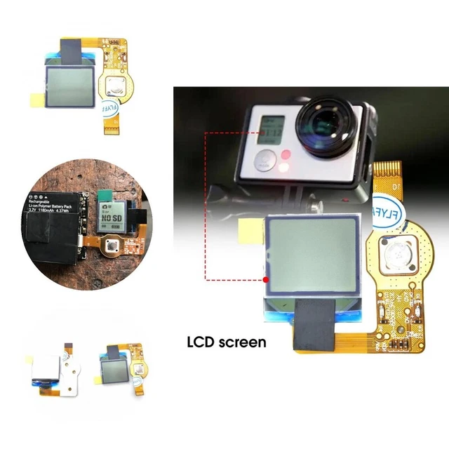 Pantalla LCD de cámara sólida duradera portátil que combina perfectamente con pantalla de fuselaje