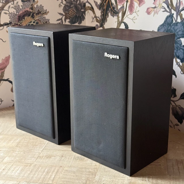BBC ROGERS LS3/5A Black High-Fidelity Monitor Loudspeakers 11 Ohm