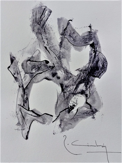 Abstracto de Robledo Cimbrón Titulo:" Relax Composition 025 "