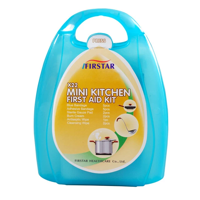 Mini Erste Hilfe Set Für Küche (17 Teile) Bandagen Polster Tücher Brennt Ferse