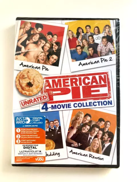 AMERICAN PIE UNRATED 4-Movie Collection [Blu-ray], New DVDs $27.23