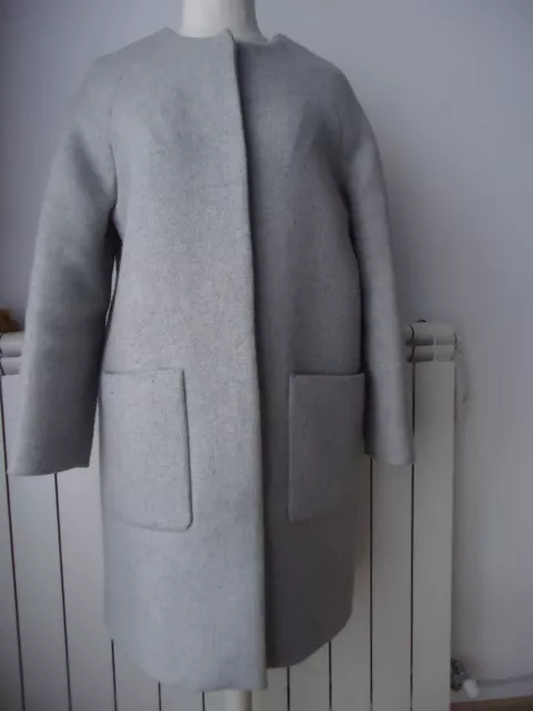 Manteau online gris monoprix