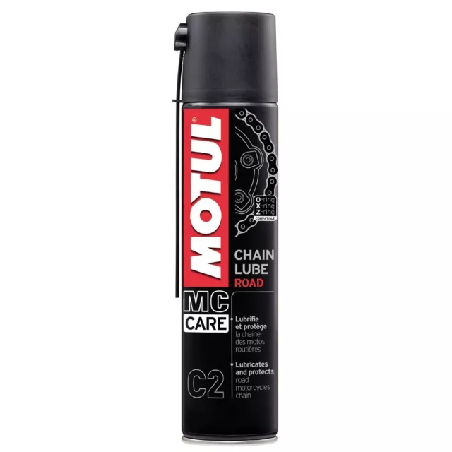 Grasso Spray per Catena Motul C2 Chain Lube Road per Moto - 400 ml