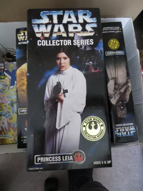 STAR WARS: PRINCESS LEIA 12" COLLECTOR SERIES, Boxed, Unopened, 1996