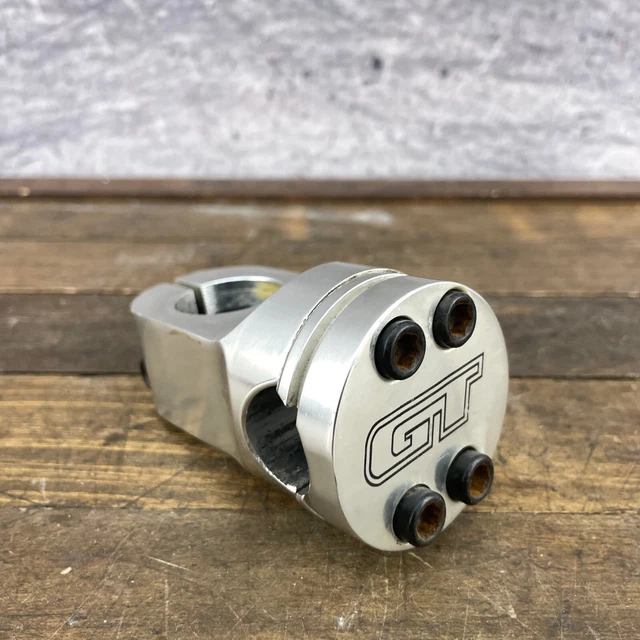 Potence BMX GT Piston Bleue Des Années 90 - 50 Mm, 1 1/8", 4 Boulons, Occasion