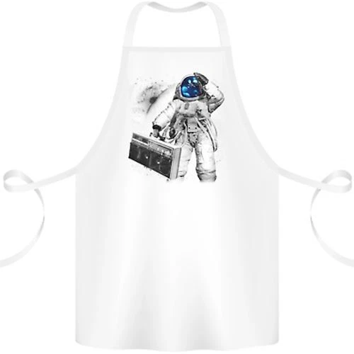 Space Ghetto Blaster Astronaut Musica Grembiule Cotone 100% Biologico