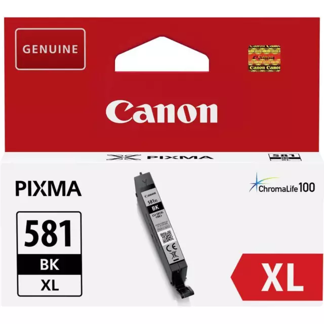 Canon Cartuccia dinchiostro CLI-581BK XL Originale Foto nero 2052C001 Cartuccia