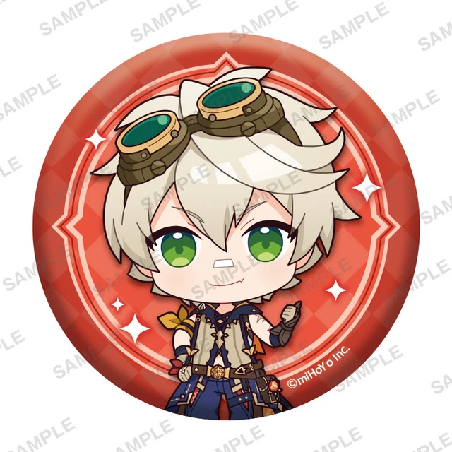 Genshin Impact Capsule Badge Volume 01 Button: Bennett