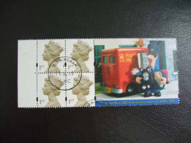 Great Britain 2000 SG 2124l Stamp Show 2000 - Postman Pat Used Cat £5.00