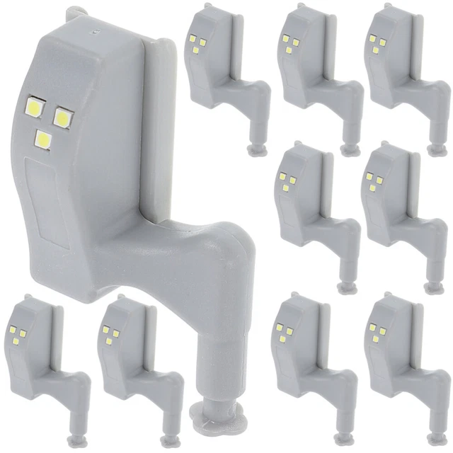 20 PCS LED Cupboard Hinge Light Wardrobe Night Lights Closet Lamp £16.