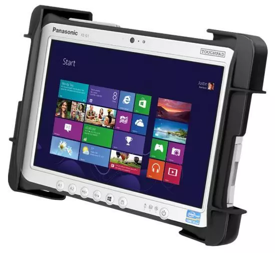 Mascherina UNIVERSALE a molla RAM-HOL-TAB19U per Panasonic Toughpad™ FZ-G1 FG-Z1