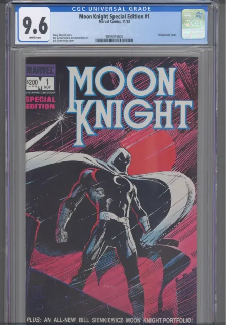 Moon Knight Special Edition #1 CGC 9.6 1983 Marvel Comics Wraparound Cover