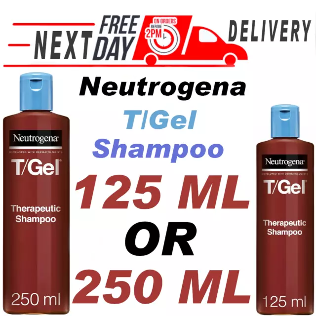 Neutrogena T/Gel Therapeutic Shampoo Scalp Psoriasis Itching and Dandruff