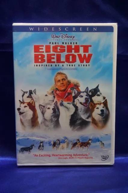 Disney Eight Below (DVD, 2006, Widescreen) Paul Walker, Bruce G (NEW SEALED)