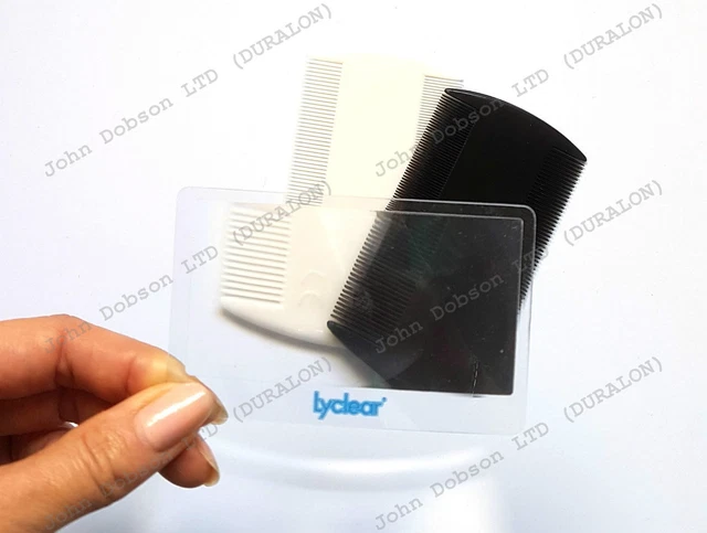 Double Sided Nit Comb Head Lice Detection Nits Kids Flea 2 with Magnifying Glass