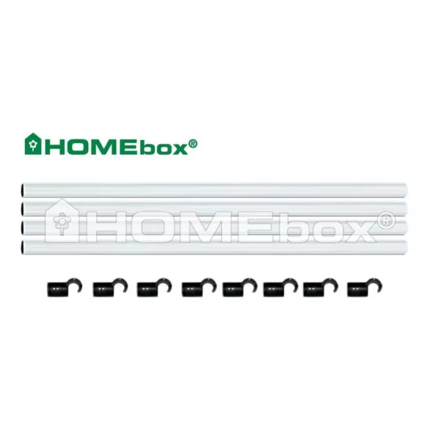 Homebox Fixture Poles 100 (Stangenset 22mm) - Rahmenverstärkung für Growbox