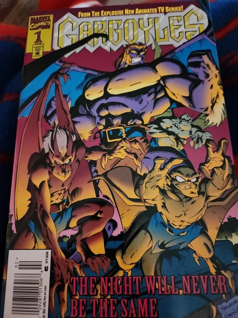 Gargoyles 1 NM/M 1995 Marvel Comics Cardstock Embossed Cover Joe Madureira