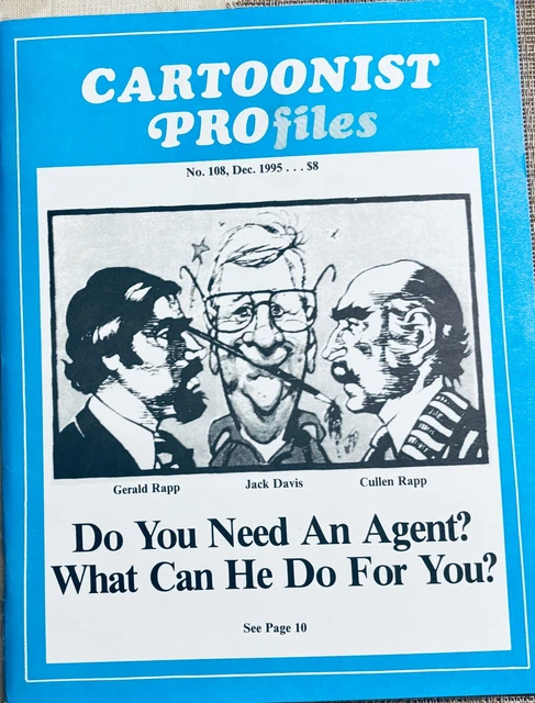 COMIC ART MAGAZINE CARTOONIST PROfiles #108 DECEMBER 1995 GERALD RAPP ...