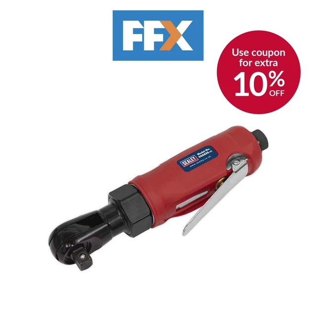 Sealey GSA635 Compact Air Ratchet Wrench 3/8inSq Drive