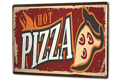 Tin Sign XXL Nostalgic Fun Pizza metal plate plaque