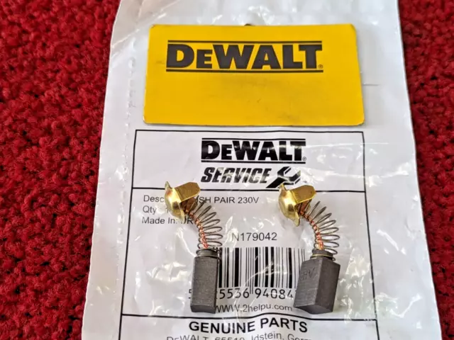 GENUINE Dewalt Circular Saws  Carbon Brushes N179042 for DWE560 DWE550  240v