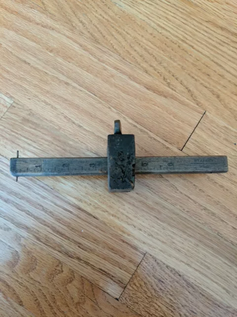 STANLEY No.61 Wood Mortise Marking Gauge Scribe Scratch Measuring Tool VINTAGE