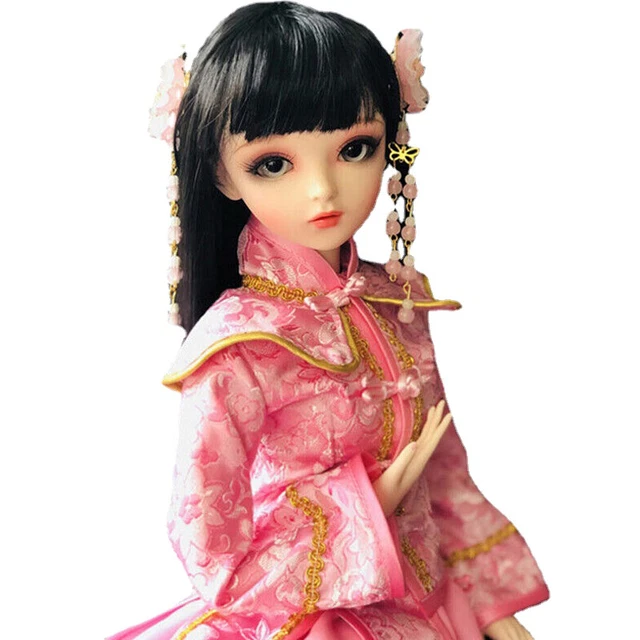 1/3 BJD Doll 24 inch Girl Doll with Full Set Outfits Kids Gift DIY Toy Lifelike
