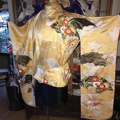 100% Handmade/sewn DRayleD Kimono Cardigan Jacket. Fully Lined 100%silk. Vintage
