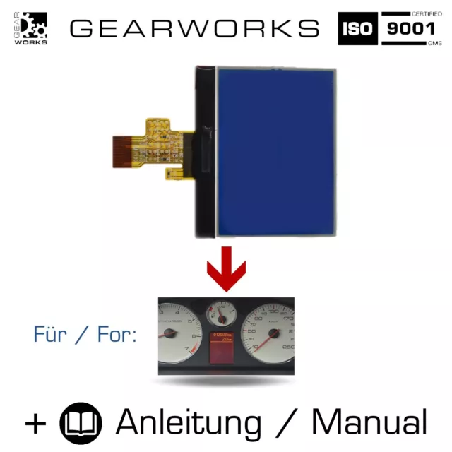 Tacho Display für Peugeot 407 SW HDI Coupé Kombiinstrument