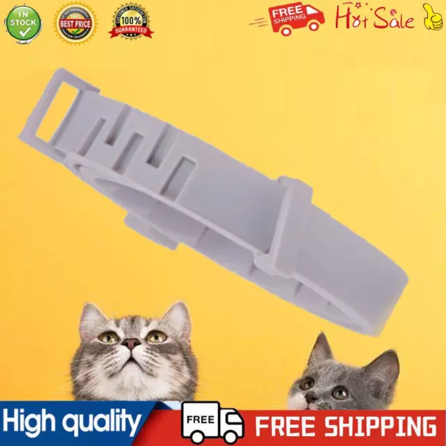 Flea Collar Adjustable Cat Dog Deworming Collar Silicone Waterproof Pet Products