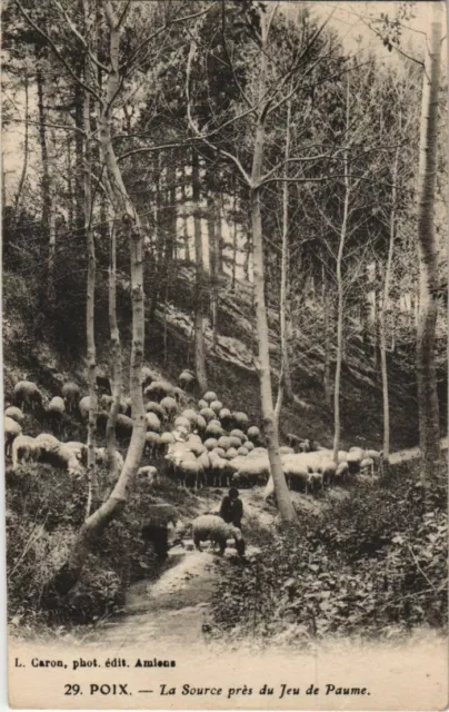 CPA POIX La Source near the Jeu de Paume (17502)